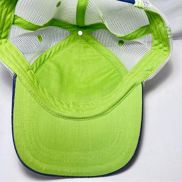 Pistil oui Hat (adjustable back) Green & Dark Denim Color - Picture 5 of 5